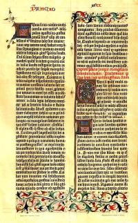 1454 Gutenberg repro Bible